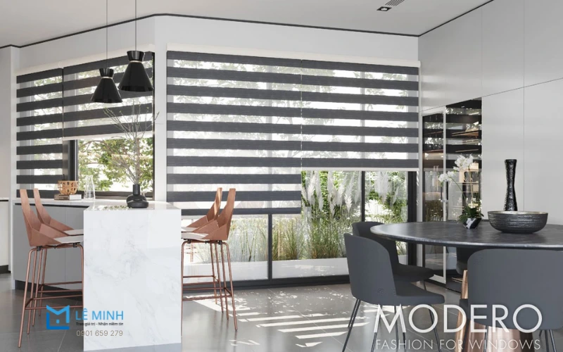 Giới thiệu về rèm cầu vồng Hàn Quốc Modero