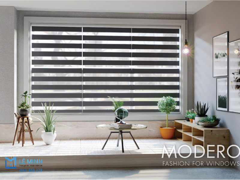 Nhiều mẫu rèm cầu vồng Modero cao cấp đa dạng kiểu dáng, phù hợp cả công trình và dự án.