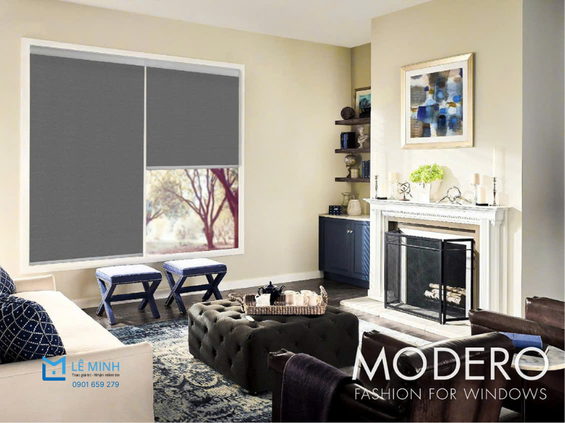 Rèm cuốn Star Blinds lựa chọn sang trọng cho phòng khách