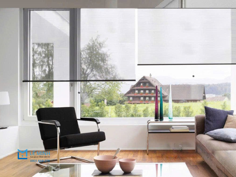 Mẫu rèm cuốn Modero Hàn Quốc cao cấp với chất liệu bền đẹp