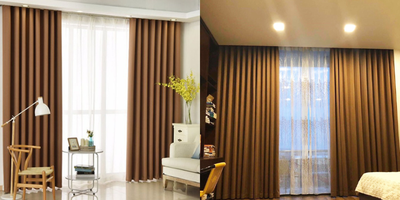 Top 5 rèm cửa màu nâu sang trọng, dẫn đầu xu hướng | Rèm cửa ⭐️ giảm 30 ...