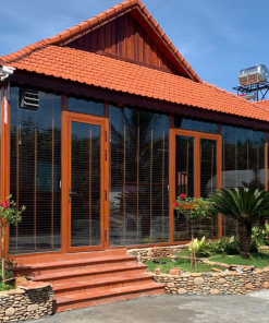 Rèm gỗ tự động