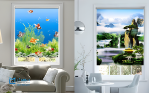 rèm cuốn tranh 3D TPHCM