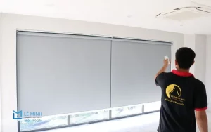 rèm tự động phòng khách
